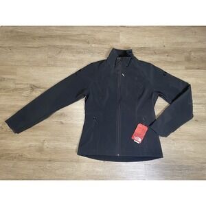 NWT Women's The North Face Apex Bionic Sz M Soft shell Black Full Zip Jacket